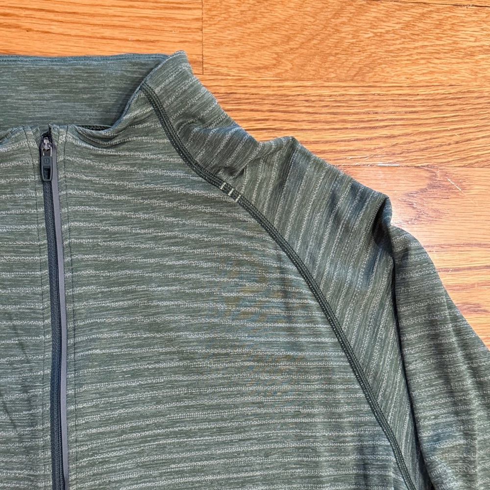 Lululemon Green Quarter-Zip Pullover